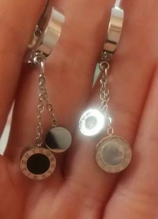 Сережки у стилі булгарі