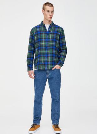 Рубашка длинный рукав pull & bear4 фото