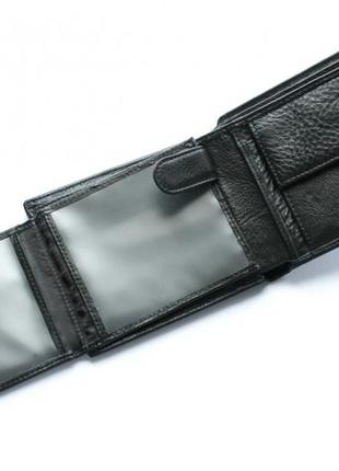 Мужской подарочный набор  - ремень и кошелек черные6 фото