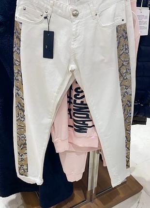 Білі брюки,джинси,бойфренди,лампас камені,про 97-104
