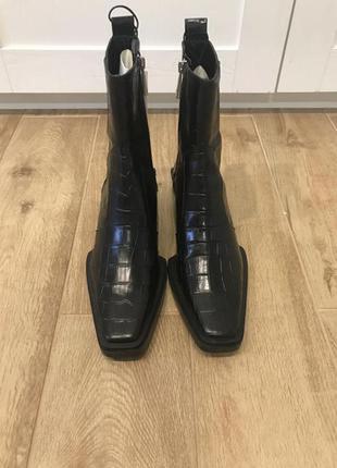 Сапоги казаки zara