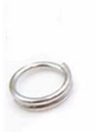 Соеденительные  двойные кольца  для украшений 6 мм