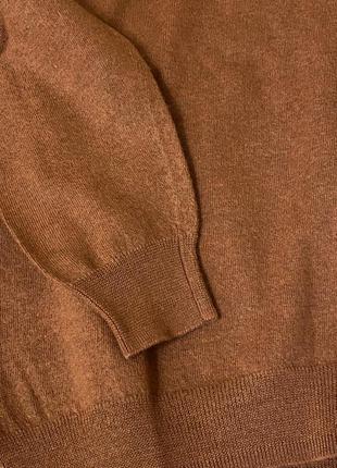 Мужской свитер поло 100% шерсть мериноса4 фото