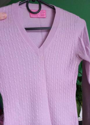 Ніжно-бузковий джемпер