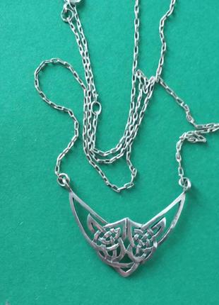 Срібне кольє