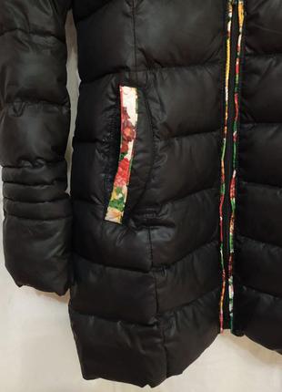 Жіноче зимове пальто б/у holdluck биопух 48-50 розмір3 фото