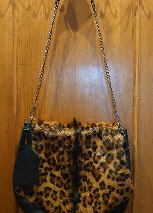 Велика сумка zara 100% шкіра