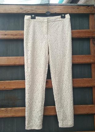 Брюки гипюровые