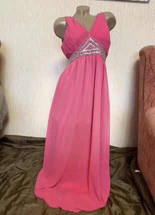 Платье в пол, выпускное платье