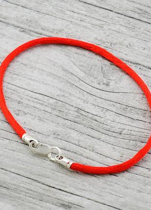 Красная нить серебро 925 браслет предохраняет 40333 фото