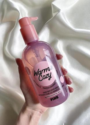Гель для рук и тела victoria’s secret pink warm&cozy оригинал, мыло виктория сикрет