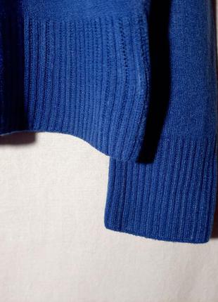 Синий джемпер свитер пуловер лонгслив кофта реглан4 фото