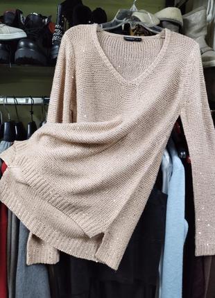 Шикарный красивый нарядный свитер esmara р l ц 390 гр👍❤️1 фото