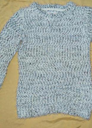 Свитер травка джемпер свитшот пушистый yd. размер 140