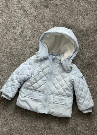 Теплая курточка бренд chicco