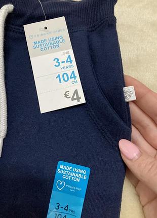 Теплі штаники primark 3