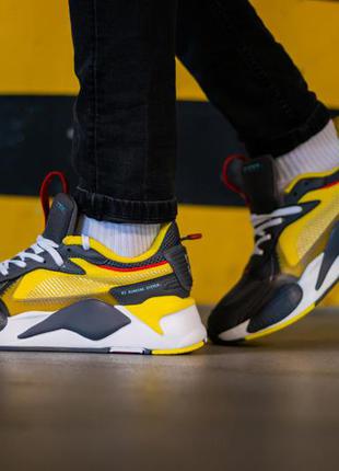 Мужские кроссовки puma transformers x rs-x bumblebee