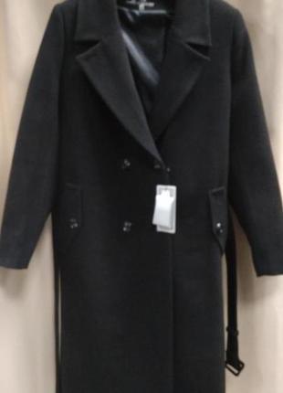 Пальто, женское, черное, размер 54, mangust, 214375 фото