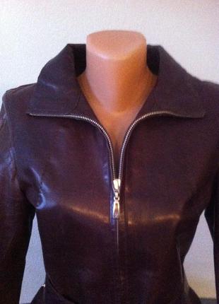 Плащ з натуральної шкіри