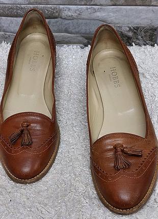 Обалденные лоферы из натуральной кожи hobbs р.38.5-39 6