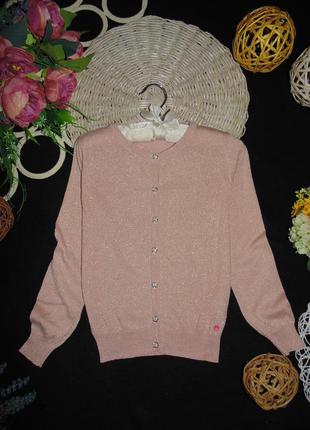 Нарядный кардиган с золотистым мерцанием someone