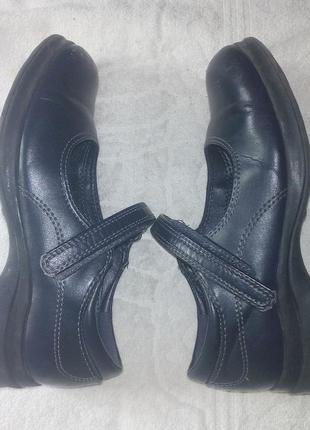 Черные туфельки smart fit сша на девочку - 19,5 см стелечка1 фото