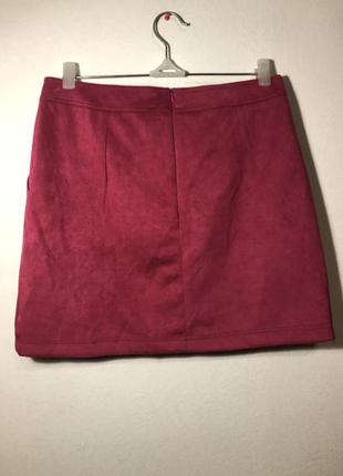 Велюровая юбка с завязкой очень красивая мягкая модная3 фото