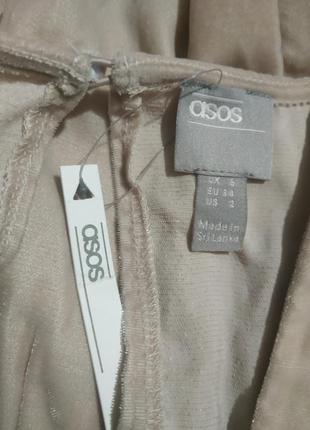 Плаття бархатне asos4 фото