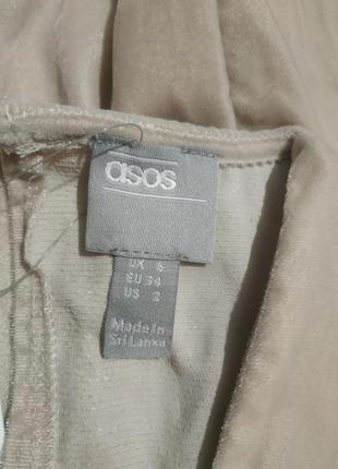 Плаття бархатне asos5 фото