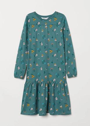 Платье длинный рукав для девочки h&m