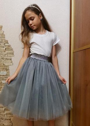 Спідниця для доньки з комплекту фемелі лук.