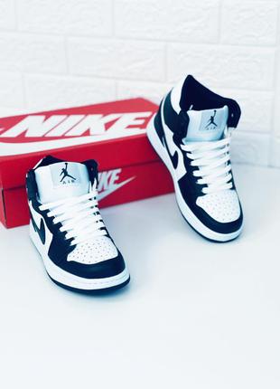 Кроссовки nike air jordan унисекс хайтопы найк аир джордан кросівки найк високі1 фото