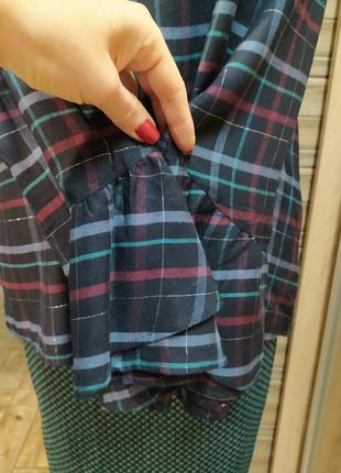 Распродажа‼️рубашка-блуза из натуральной ткани.оригинальный фасон.размер 40(46),m,l(12)8 фото