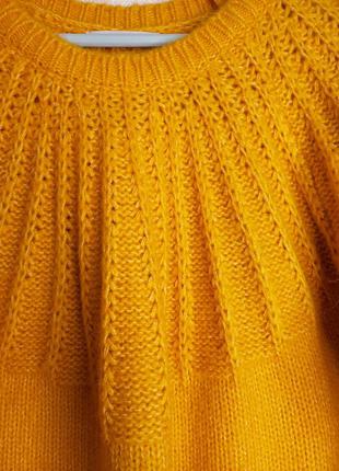 Теплый, яркий желтый свитер george p. l3 фото