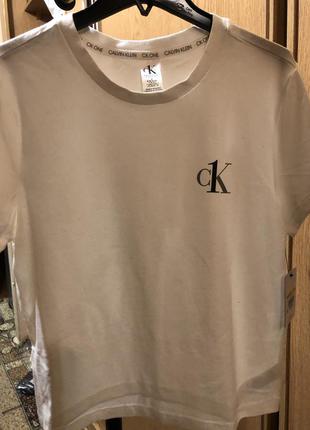Базова біла футболка K50K508749 calvin klein оригінал
