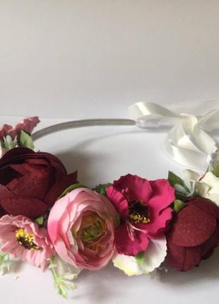 Віночок з піонами