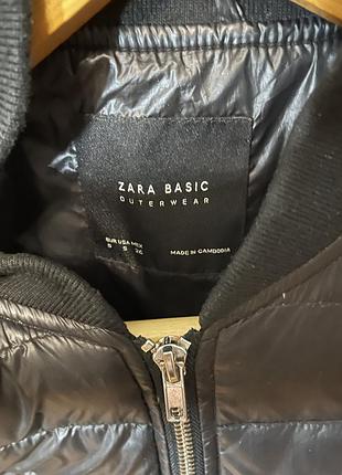 Удлиннённый бомбер zara 4