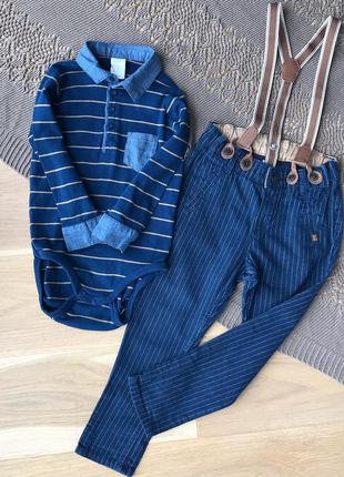 Штаны на подтяжках