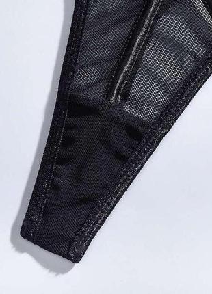 Сексуальный комплект нижнего белья с поясом для чулок9 фото