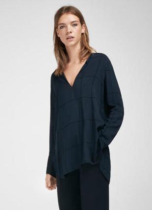 Синяя блуза massimo dutti