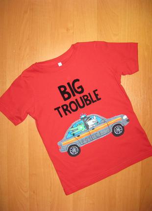 Футболка "m&s" размер 4-5 лет. рост 110 см.