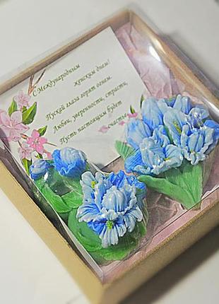 8 березня подарок комплимент. набор сувенирного мыла