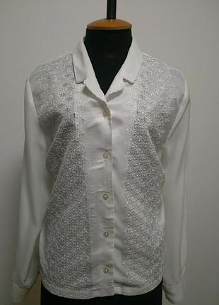 Рубашка блузка с вышивкой