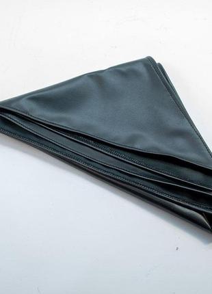 Косынка платок с экокожи кожаный кожа3 фото