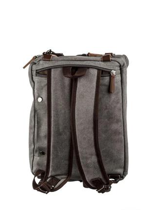 Сумка текстильная серая 3