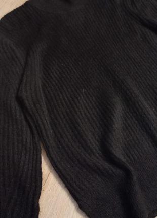 Мягусенький тёплый чёрный свитер кофта джемпер6 фото