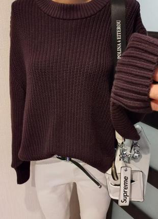 Свободный стильный джемпер кофта свитер