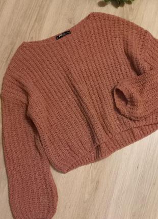 Мягусенький свободный свитер джемпер кофта свитшот