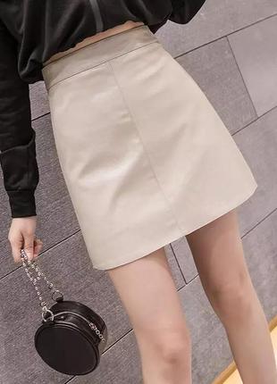 Спідниця, шкіряна спідниця, спідниця, шкіряна спідниця