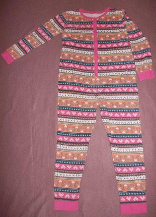 Пижама кигуруми комбинезон слип человечек на 11-12 лет рост 146-152 см